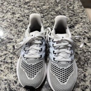 adidas Kids White and Black Sneakers